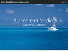 Tablet Screenshot of lakestreet.ca